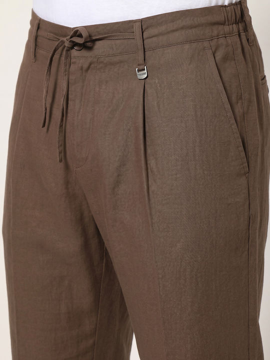 Ανδρικό Παντελόνι Loose Fit Chocolate
