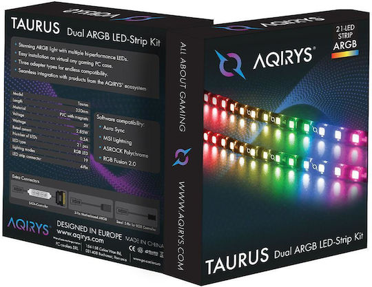 Aqirys Taurus Dual Argb LED-Streifen Kit