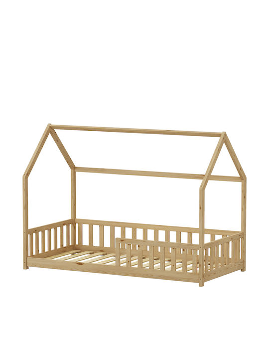 Bambie Kids Bed Montessori Single Beige for Mattress 90x190cm