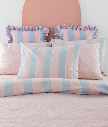 Palamaiki City Life Cl200 Bed Sheets Set King Size 270x260cm Multicolour 4 Pieces