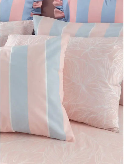 Palamaiki City Life Cl200 Bed Sheets Set King Size 270x260cm Multicolour 4 Pieces