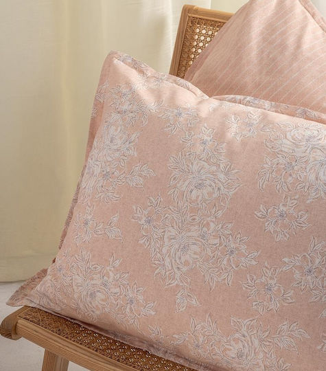 Palamaiki Estella Подредба Чаршафи Кралица 240x260см Корал (4 Бройки)