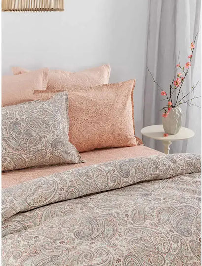 Palamaiki Estella Комплект Чаршафи King Size 270x260см Многоцветни 4 Броя