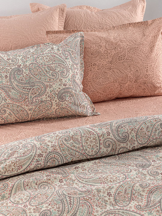 Palamaiki Estella Σετ Σεντόνια King Size 270x260εκ. Πολύχρωμο (4τμχ)