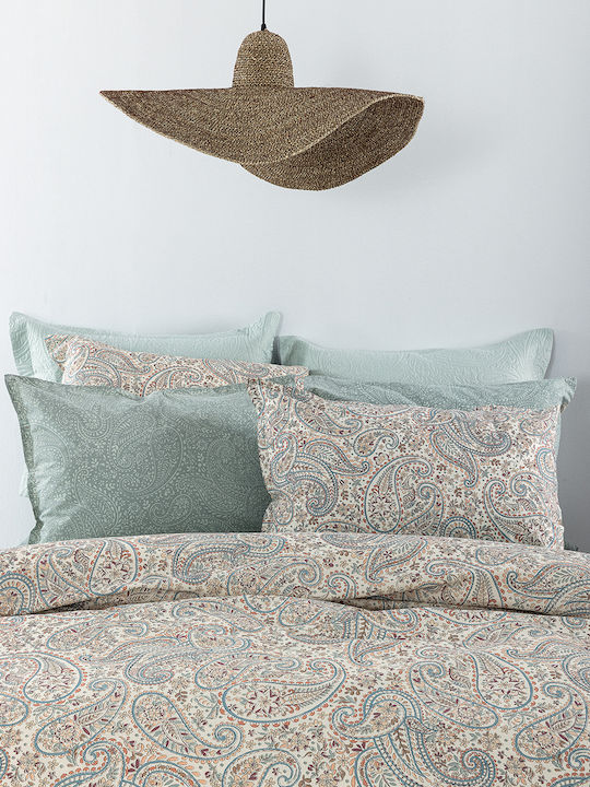 Palamaiki Estella Set Cearceafuri de Pat King Size 270x260cm Multicolore 4 Bucăți