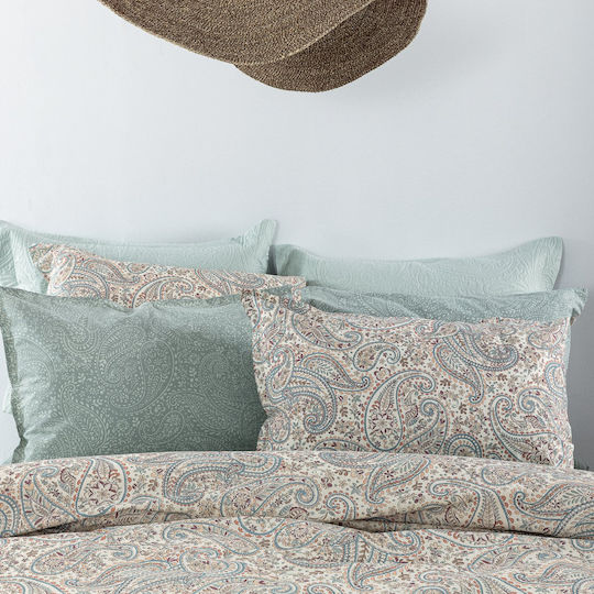 Palamaiki Ste100 Комплект Чаршафи Единични с Ластик 110x200+32см Aqua (3бр)