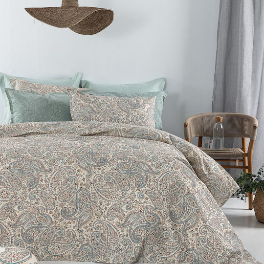 Palamaiki Ste100 Комплект Чаршафи Единични с Ластик 110x200+32см Aqua (3бр)