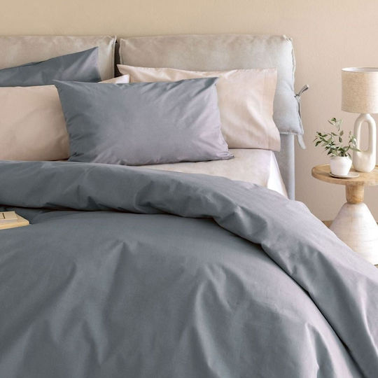 Palamaiki Etoile Σεντόνι King Size με Λάστιχο 180x200+32εκ. Grey