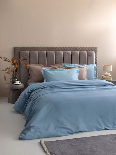 Palamaiki Bettlaken King Size 285x270cm. Posh Denim