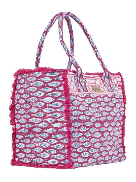 Verde Fuchsia Beach Bag