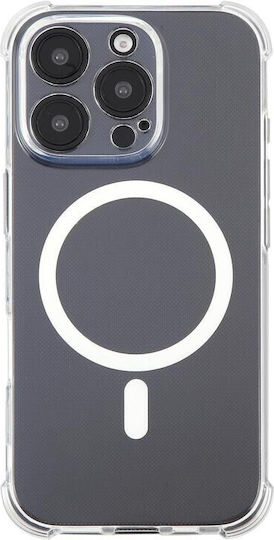 Magsafe Θήκη Σιλικόνης Air Cushion Γωνίες Transparent Apple Iphone 13