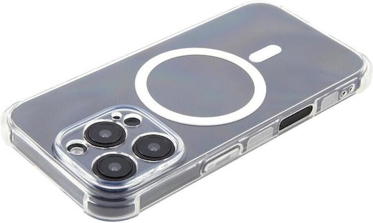 Magsafe Θήκη Σιλικόνης Air Cushion Γωνίες Transparent Apple Iphone 11 Pro