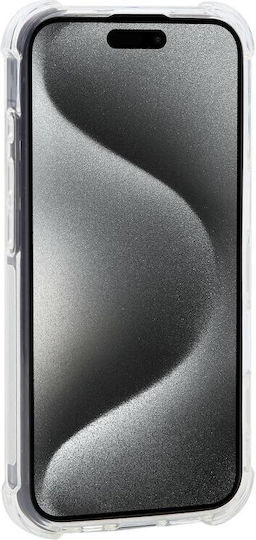 Magsafe Θήκη Σιλικόνης Air Cushion Γωνίες Transparent Apple Iphone 15 Pro
