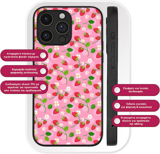 Husă Sonique Fruit Series Oppo A57 4G Oppo A57s Căpșună