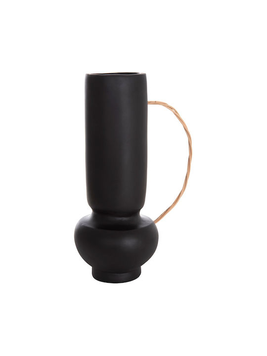 Freebox Decorative Vase Ceramic Orange Diameter 23xHeight 35cm