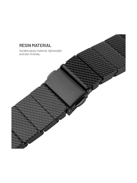 Fixed Λουράκι Ceramic Μαύρο (Apple Watch 44/45/46/49 Mm)