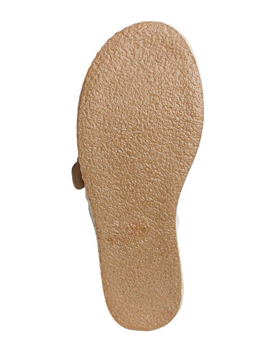 Sommer Damenplattformen Beige
