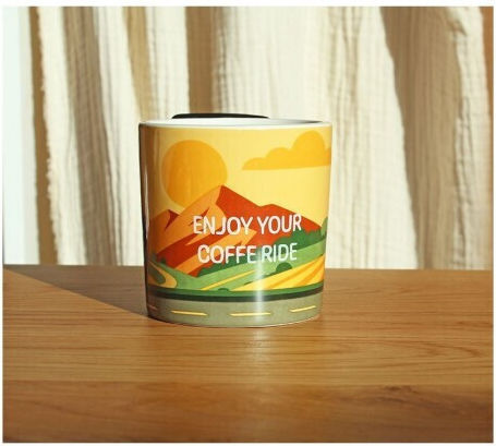 Winkee Winkee Keramiktasse Braun 350ml