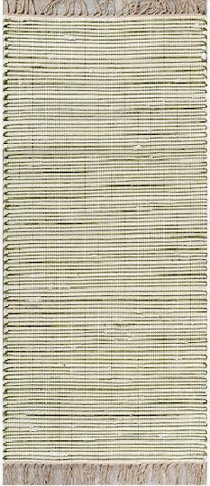 Tzikas Carpets Natura 30160-050 Χαλί Εξωτερικού Χώρου Διάδρομος Βαμβακερό με Κρόσια Light Blue 67x150cm