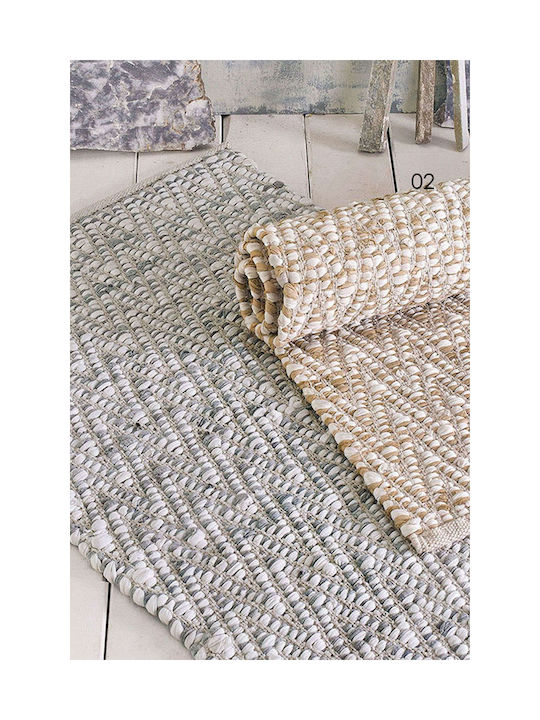 Rythmos Mandel Rug Rectangular Summer Cotton 01 Grey
