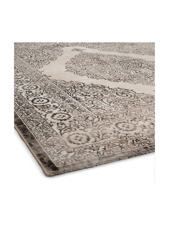 Biokarpet Wohnzimmerteppich Gossip 6185a Weiß Vison 67x140