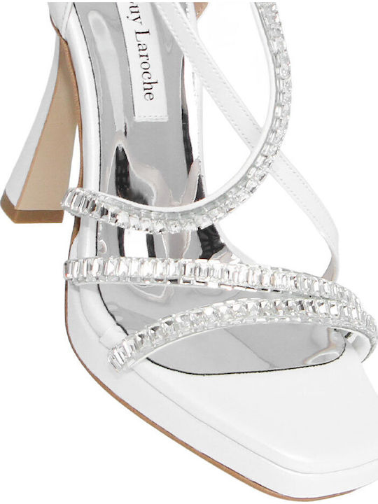 Leather Sandals White