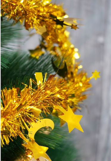 Alista Home Christmas Plastic Gold Garland 9x5cm