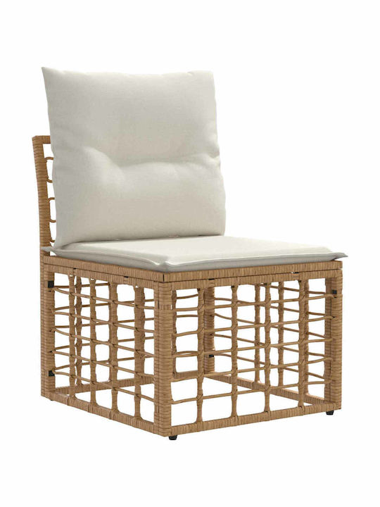 Corner Outdoor Sofa Plastic with Cushions