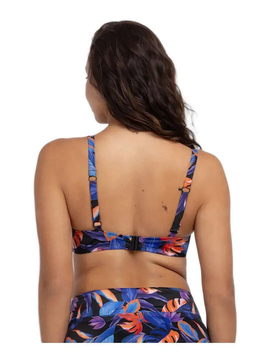Bikini Σουτιέν Floral Μαύρο