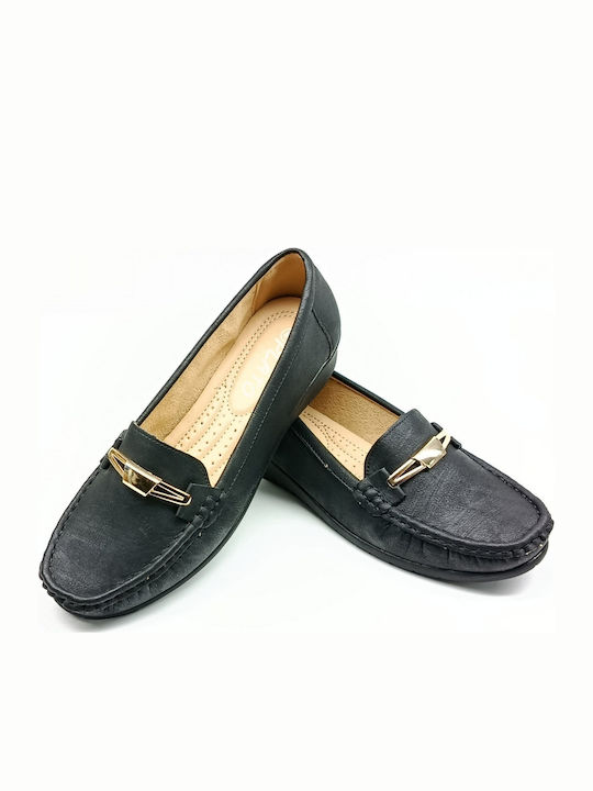 Γυναικεία Loafers σε Μαύρο Χρώμα