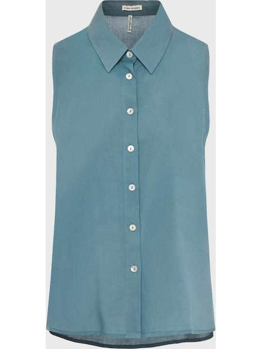 Sleeveless Women's Shirt Green Lake FBL013-101-05-Regular Fit