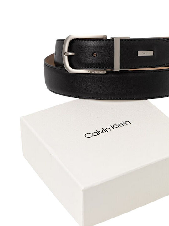 Men's Leather Belt Black