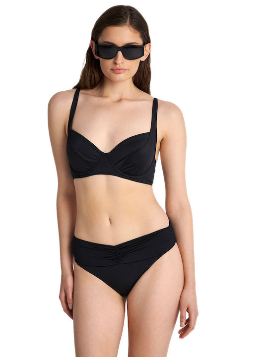 Bikini Bottoms Slip Black