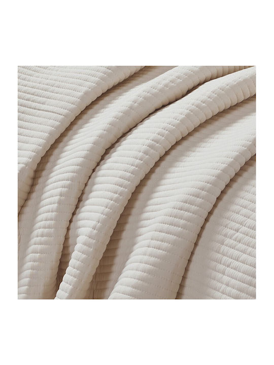 Liolios Home Armony Κουβερλί Ημίδιπλο Beige 180x240cm