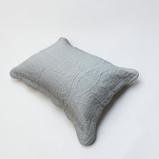 Linea Home Coverlet Set Super Double Gray 220x240cm 3 Pieces