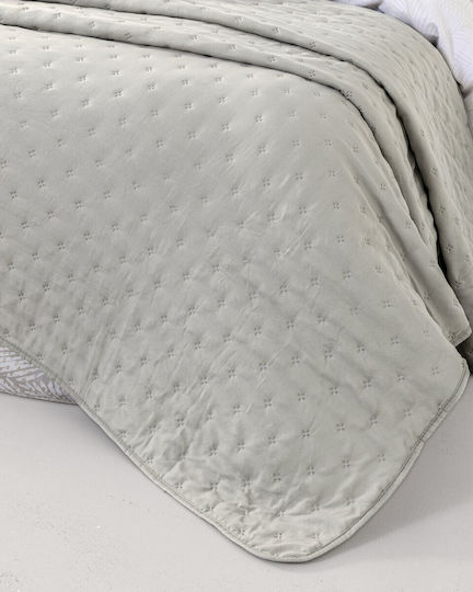 Nima Clay Tagesdecken Hälbige Microfiber Clay Taupe 180x240cm