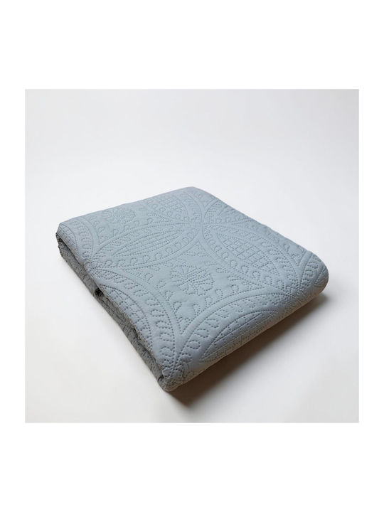 Linea Home Coverlet Set Super King Gray 220x240cm 2 Pieces