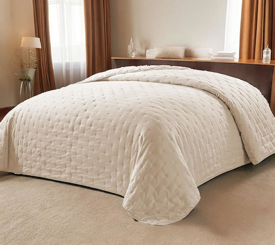 Linea Home Selene Patură & Cuvertură Pat Single Bej 160x220cm Linea Home Selene Patură & Cuvertură Pat Single Bej 160x220cm