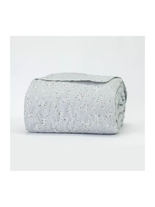 Borea Margot Coverlet Double Polyester Blue 220x240cm