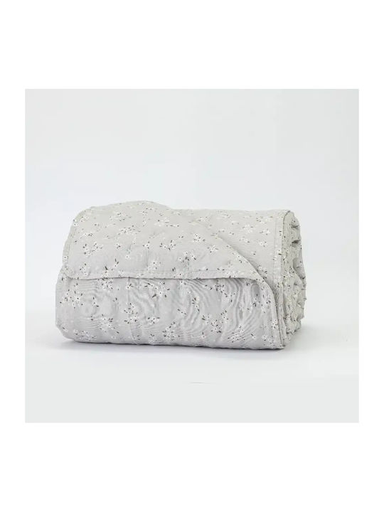 Borea Margot Coverlet Double Polyester Blue 220x240cm