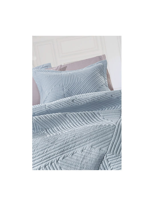 Guy Laroche Ziana Tagesdecken Hälbige Microfiber Denim 180x240cm 2Stücke