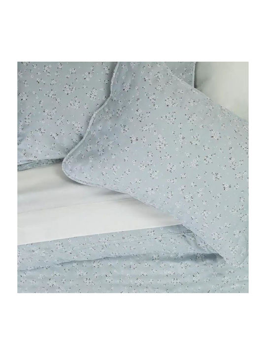 Borea Margot Coverlet Double Polyester Blue 220x240cm