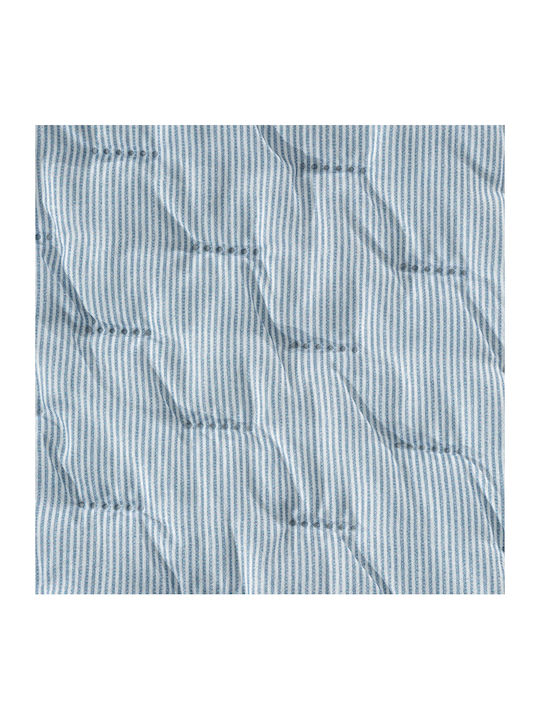 Guy Laroche Arden Set Coverlet Semi-Double Microfiber Denim 180x240cm 2pcs