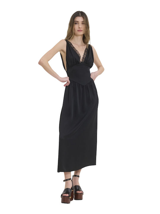 Καλοκαιρινό Midi Φόρεμα Black