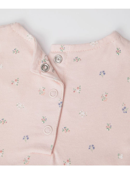 Mädchenkleid Blumen Rosa