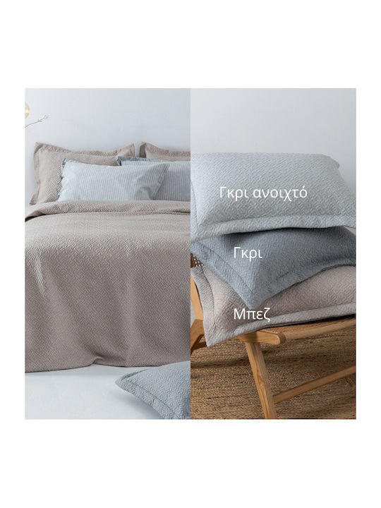 Palamaiki Zoe Κουβέρτα Μονή 170x260εκ. Beige