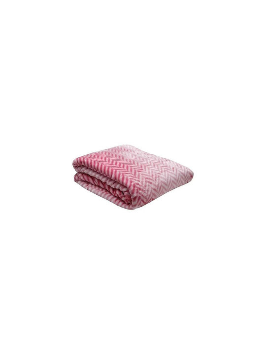 Anesis Decke Samt Übergröße 220x240cm Fuchsia
