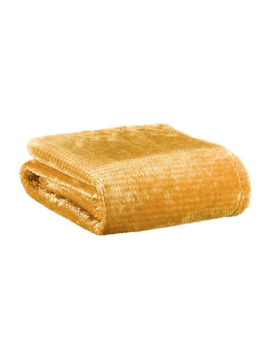 Vivaraise Adel Pique Blanket Sofa 130x160cm Yellow