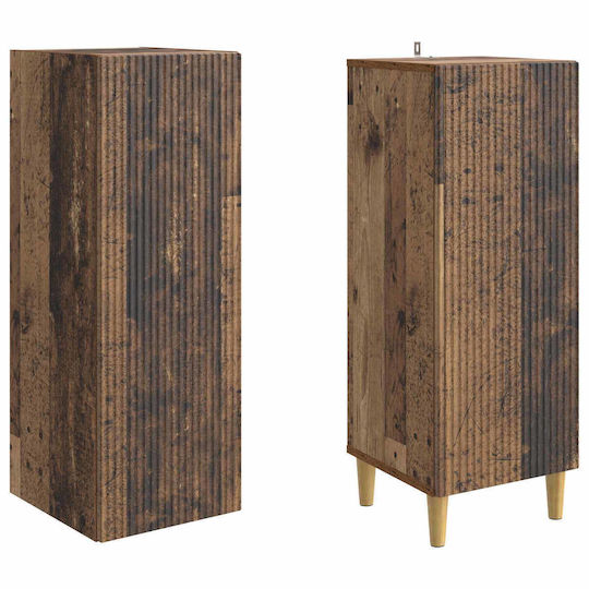 vidaXL Bathroom Floor Column Cabinet L33xW34.5xH90cm Brown