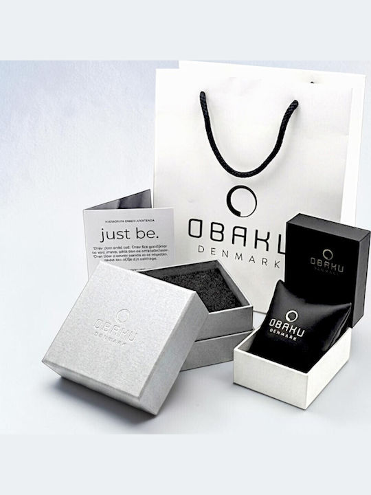 Obaku Enso Placat cu aur cu Zirconiu